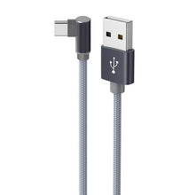 Заредете изображение във визуализатора на галерията – Borofone Cable BX26 Express - USB to Type C - angled 3A 1 metre grey

