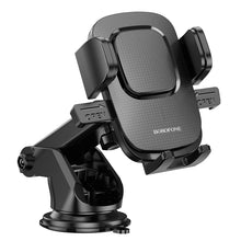 Заредете изображение във визуализатора на галерията – Borofone Car holder BH60 Dainty with windshield mount black
