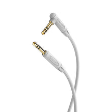Заредете изображение във визуализатора на галерията – Borofone Cable BL4 - jack 3,5mm to jack 3,5mm - angled 1 metre grey
