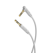 Заредете изображение във визуализатора на галерията – Borofone Cable BL4 - jack 3,5mm to jack 3,5mm - angled 2 metres grey
