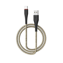 Заредете изображение във визуализатора на галерията – Borofone Cable BX25 Powerful - USB to Type C - 3A 1 metre black
