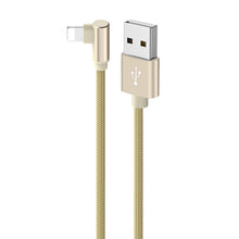 Заредете изображение във визуализатора на галерията – Borofone Cable BX26 Express - USB to Lightning - angled 2,4A 1 metre gold
