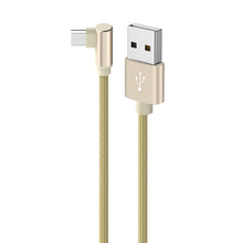 Заредете изображение във визуализатора на галерията – Borofone Cable BX26 Express - USB to Micro USB - angled 2,4A 1 metre gold
