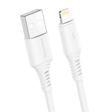 Заредете изображение във визуализатора на галерията – Borofone Cable BX47 Coolway - USB to Lightning - 2,4A 1 metre white
