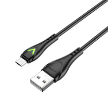 Заредете изображение във визуализатора на галерията – Borofone Cable BX65 Bright - USB to Micro USB - 2A 1 metre black
