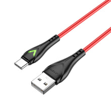 Заредете изображение във визуализатора на галерията – Borofone Cable BX65 Bright - USB to Type C - 2A 1 metre red
