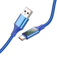 Заредете изображение във визуализатора на галерията – Borofone Cable BU32 Exclusive - USB to Type C - 5A 1,2 metres blue
