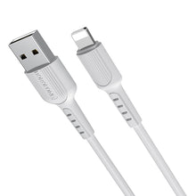 Заредете изображение във визуализатора на галерията – Borofone Cable BX16 Easy - USB to Lightning - 2A 1 metre white
