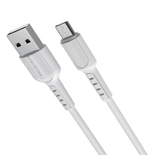 Заредете изображение във визуализатора на галерията – Borofone Cable BX16 Easy - USB to Micro USB - 2A 1 metre white
