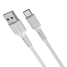 Заредете изображение във визуализатора на галерията – Borofone Cable BX16 Easy - USB to Type C - 2A 1 metre white
