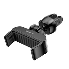 Заредете изображение във визуализатора на галерията – Borofone Car holder BH3 Freedock air vent mount black

