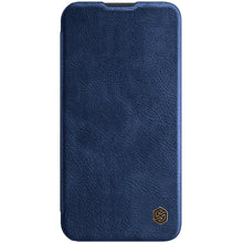 Заредете изображение във визуализатора на галерията – Nillkin Qin Pro for Iphone 13 Pro Max blue
