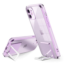 Заредете изображение във визуализатора на галерията – Tel Protect Kickstand Luxury Case for Iphone 11 Pro Purple
