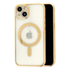 Заредете изображение във визуализатора на галерията – Tel Protect Magsafe Luxury Case for Iphone 13 Mini Gold
