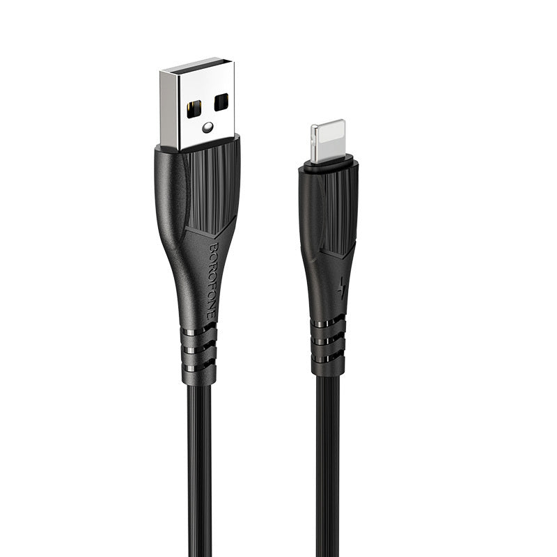Borofone Cable BX37 Wieldy - USB to Lightning - 1 metre black
