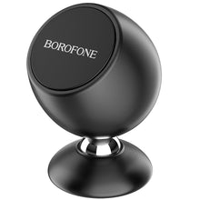 Заредете изображение във визуализатора на галерията – Borofone Car holder BH41 Triumphant magnetic, stick-on base black
