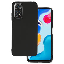 Заредете изображение във визуализатора на галерията – Back Case MATT for XIAOMI REDMI NOTE 11/NOTE 11S Black
