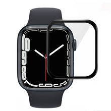 Заредете изображение във визуализатора на галерията – Tempered Glass Acrylic Full Glue for Apple Watch Series 7 45mm
