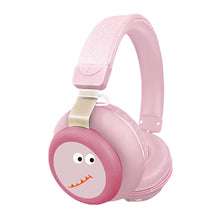 Заредете изображение във визуализатора на галерията – GJBY headphones - BLUETOOTH CA-030 Dinosaur Light pink
