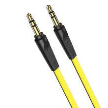 Заредете изображение във визуализатора на галерията – Borofone Cable BL6 - jack 3,5mm to jack 3,5mm - 1 metr yellow
