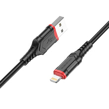 Заредете изображение във визуализатора на галерията – Borofone Cable BX67 - USB to Lightning - 2,4A 1 metre black
