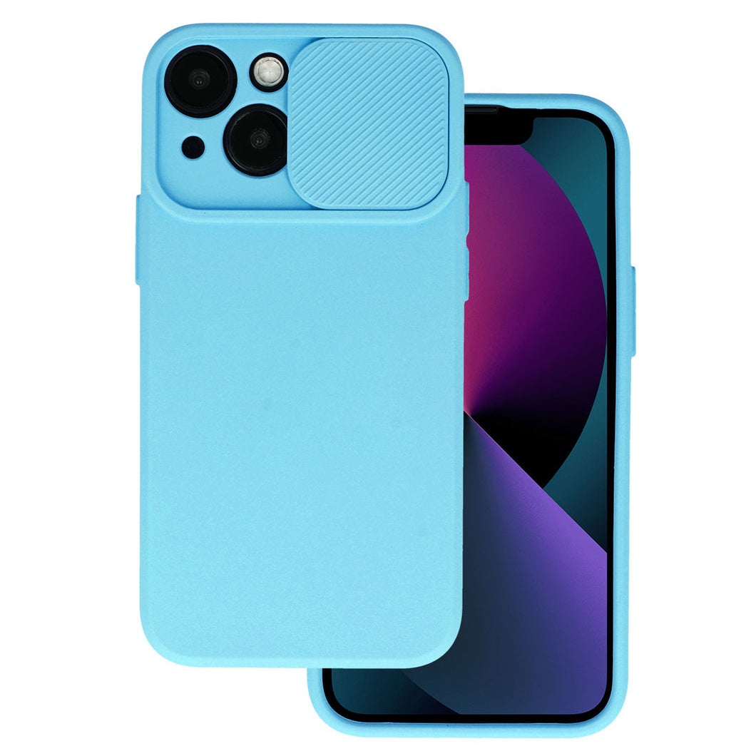 Camshield Soft for Samsung Galaxy A12 Light blue