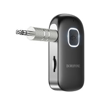 Заредете изображение във визуализатора на галерията – Borofone Transmitter FM BC42 MP3, Bluetooth, microSD to jack 3,5mm port black
