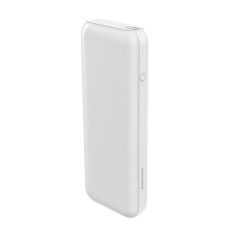 Borofone Power Bank 20000mAh BJ1A Olymp - USB + Type C - PD QC 3.0 18W white