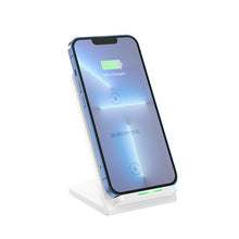 Заредете изображение във визуализатора на галерията – Borofone Wireless induction charger BQ16 Cool Creation with stand 15W white
