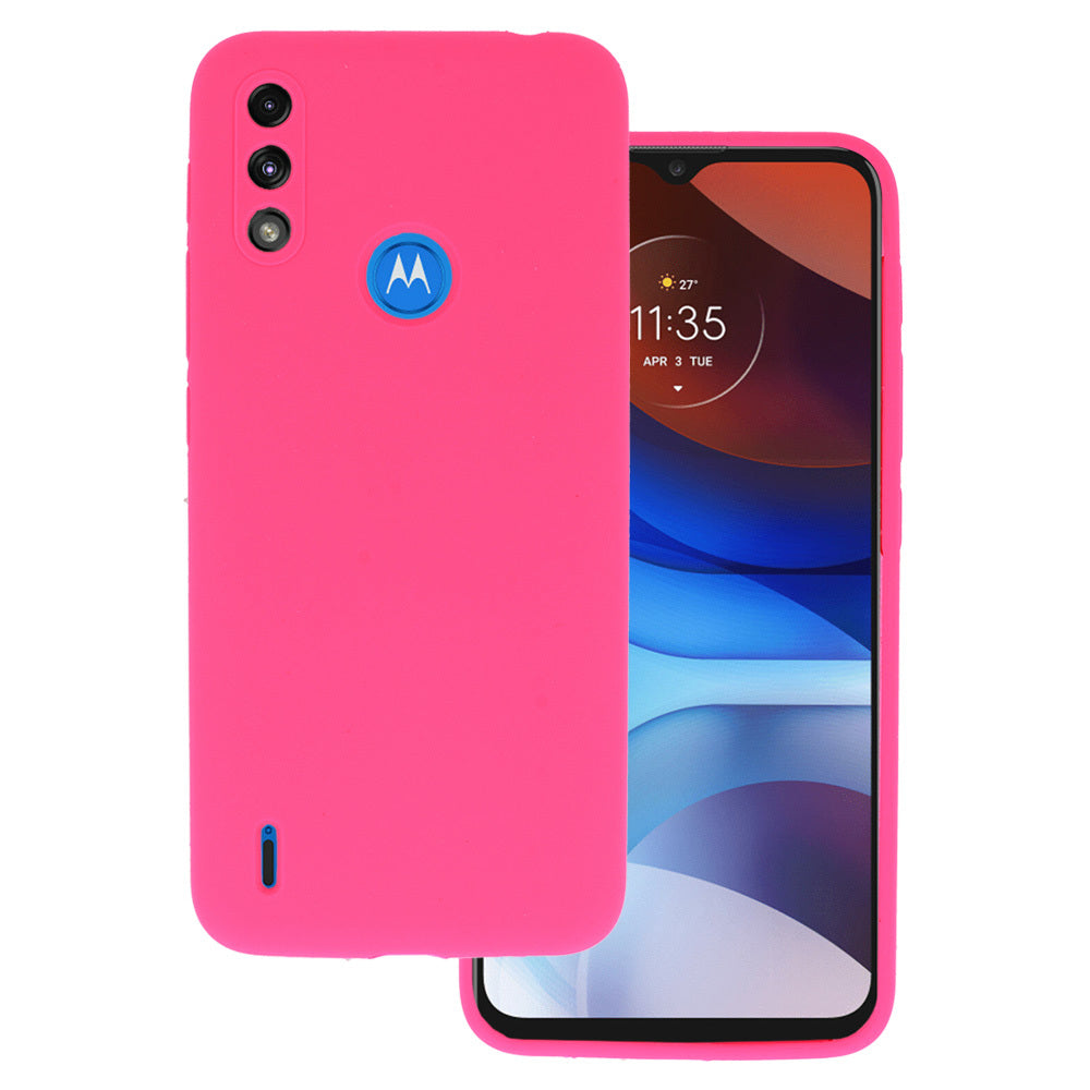 Vennus Case Silicone Lite for Motorola Moto E7 Power/E7i Power pink