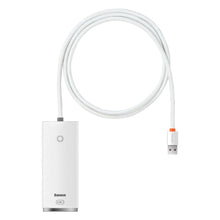 Заредете изображение във визуализатора на галерията – Baseus Adapter HUB - USB to 4xUSB3.0 - 1 meter (WKQX030102) white
