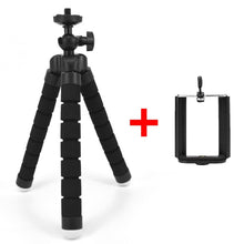 Заредете изображение във визуализатора на галерията – Phone holder - flexible tripod - black
