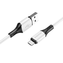 Заредете изображение във визуализатора на галерията – Borofone Cable BX79 - USB to Micro USB - 2,4A 1 metre white
