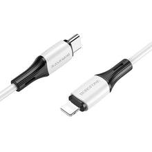 Заредете изображение във визуализатора на галерията – Borofone Cable BX79 - Type C to Lightning - PD 20W 1 metre white
