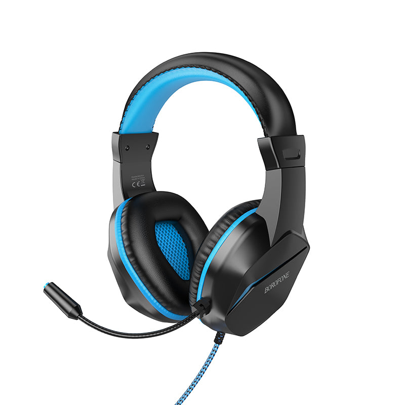 Borofone Headphones BO104 Phantom gaming with microphone black-blue