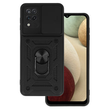 Заредете изображение във визуализатора на галерията – Slide Camera Armor Case for Samsung Galaxy A12 Black
