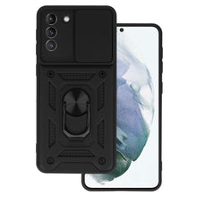 Заредете изображение във визуализатора на галерията – Slide Camera Armor Case for Samsung Galaxy S21 Black
