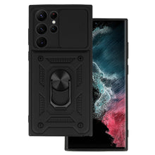 Заредете изображение във визуализатора на галерията – Slide Camera Armor Case for Samsung Galaxy S22 Ultra Black
