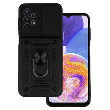 Заредете изображение във визуализатора на галерията – Slide Camera Armor Case for Samsung Galaxy A23 4G/5G Black
