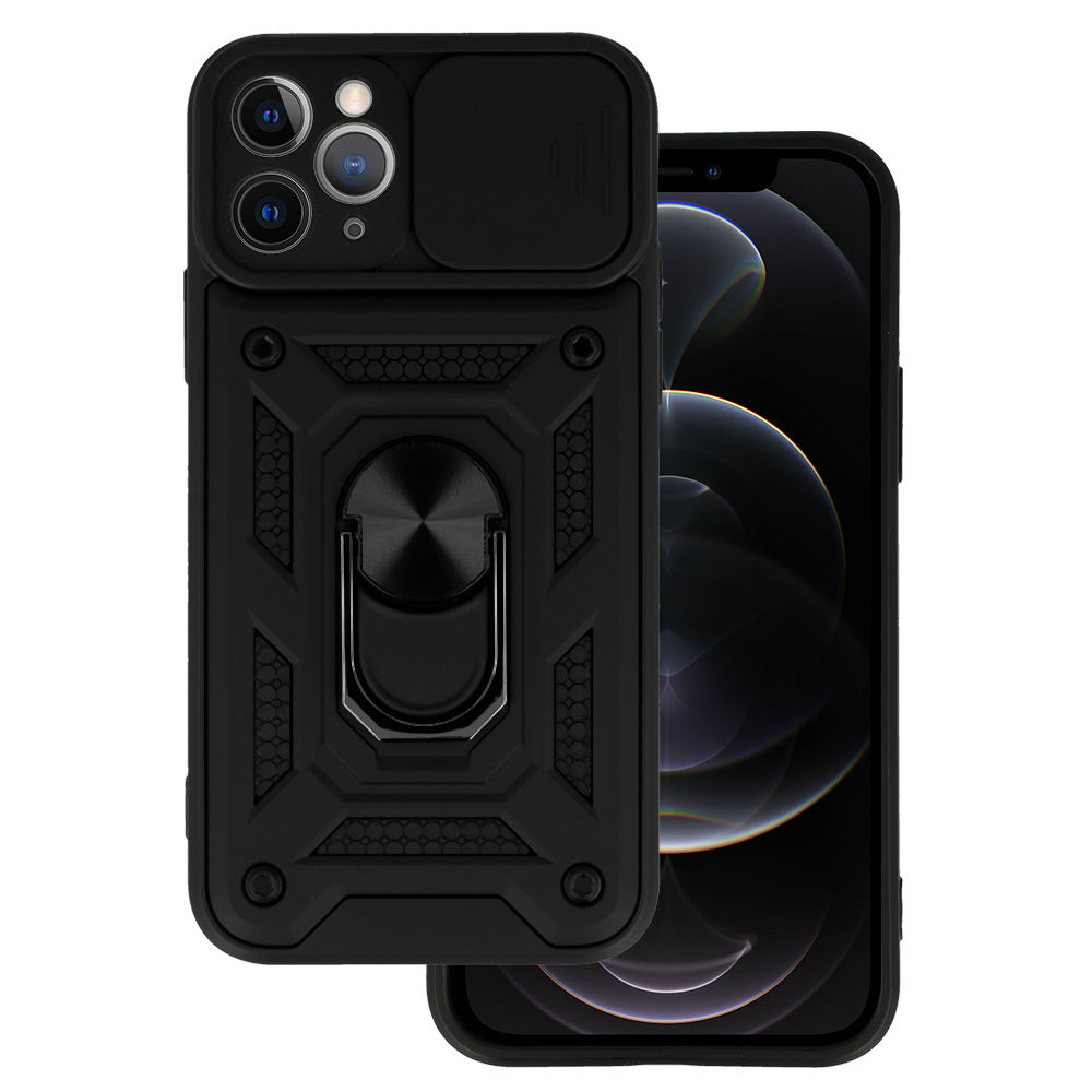 Slide Camera Armor Case for Iphone 11 Pro Black