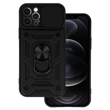 Заредете изображение във визуализатора на галерията – Slide Camera Armor Case for Iphone 12 Pro Black
