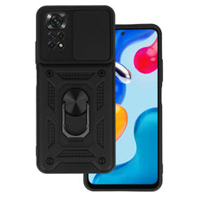 Заредете изображение във визуализатора на галерията – Slide Camera Armor Case for Xiaomi Redmi Note 11/Note 11S Black
