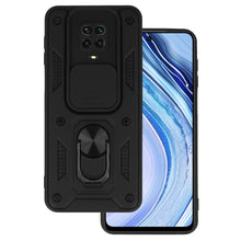 Заредете изображение във визуализатора на галерията – Slide Camera Armor Case for Xiaomi Redmi Note 9S/Note 9 Pro Black
