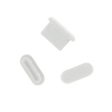 Заредете изображение във визуализатора на галерията – Silicone dust plug Type C white - 10 pieces
