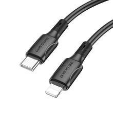 Заредете изображение във визуализатора на галерията – Borofone Cable BX80 Succeed - Type C to Lightning - PD 20W 1 metre black
