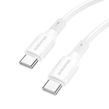 Заредете изображение във визуализатора на галерията – Borofone Cable BX80 Succeed - Type C to Type C - 60W 3A 1 metre white
