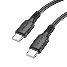 Заредете изображение във визуализатора на галерията – Borofone Cable BX80 Succeed - Type C to Type C - 60W 3A 1 metre black
