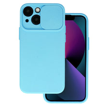 Заредете изображение във визуализатора на галерията – Camshield Soft for Iphone 14 Plus Light blue
