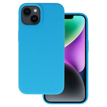 Заредете изображение във визуализатора на галерията – Vennus Case Silicone Lite for Iphone 14 light blue
