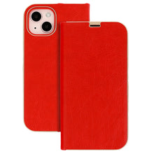 Заредете изображение във визуализатора на галерията – Book Case with frame for Iphone 14 Plus red
